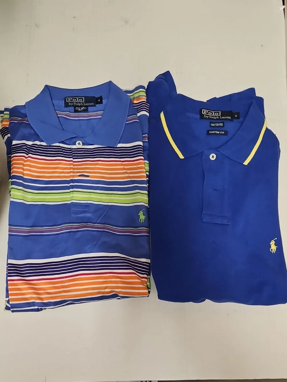Pair Of Men's Ralph Lauren Polo Tops